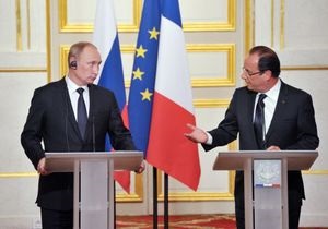 Олланд и Путин поговорили о Сирии