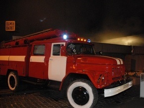 На киевском рынке произошел пожар