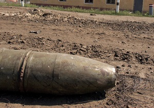 В Киеве нашли пять боевых снарядов времен войны