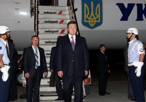 Янукович планирует прилететь в Польшу после обеда