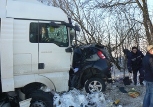 В Хмельницкой области в последний день 2012 года произошло ДТП, унесшее жизни пяти человек