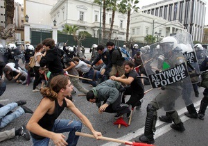 В Греции произошли столкновения полиции со студентами