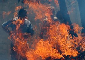 новости Киева - ДТП - В Киеве произошло ДТП, которое привело к пожару