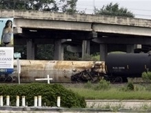 Железнодорожная авария в США: Произошла утечка соляной кислоты