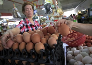 Цены на яйца в Украине выросли в два раза