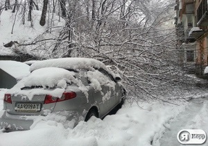 Снег в Киеве: Снегопады в Киеве побили рекордные показатели за последние 130 лет