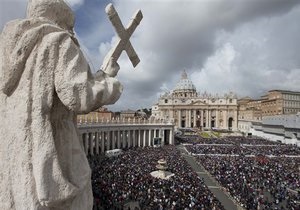 Новый Папа - Франциск - Пасха: На пасхальную службу в Ватикане собрались около 250 тысяч человек