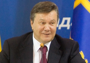 Янукович поздравил участников конкурса Великое русское слово