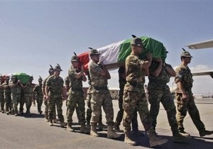 В Италии епископ призвал не делать героев из погибших в Афганистане солдат