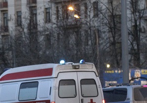 Возле здания Верховной Рады мотоцикл столкнулся с милицейской машиной