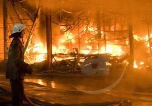В Харькове сгорело 14 гаражей и четыре автомобиля