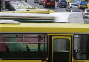 В Украине падают объемы пассажирских перевозок