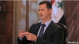 Президент Асад не чувствует вины за гибель демонстрантов