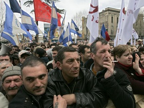 Грузинская оппозиция добилась трансляции митингов в телеэфире