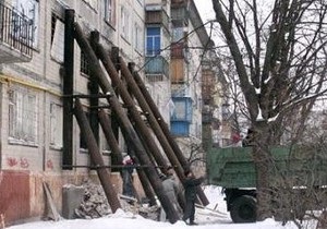 Киевские власти отремонтируют дом, частично разрушившийся из-за взрыва в 2005 году