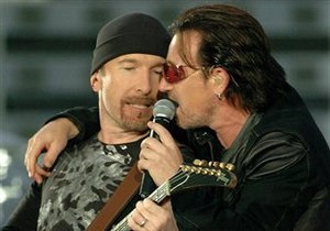Музыканты U2 стали лауреатами премии Люди года