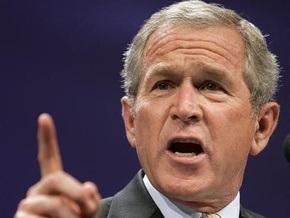 Буш верит, что мир преодолеет глобальный финансовый кризис