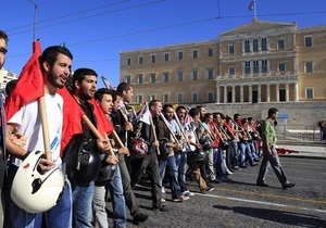 В Греции началась забастовка против мер жесткой экономии