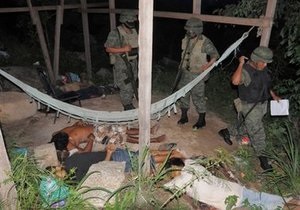 В Мексике неизвестные расстреляли шестерых человек