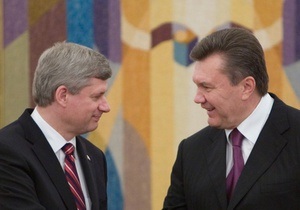 СМИ: Янукович перепутал фамилию премьер-министра Канады