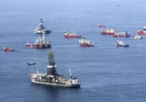 Новый разлив нефти в районе Мексиканского залива: буксир столкнулся с нефтяной платформой
