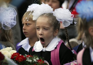 1 сентября в украинские школы пойдут более 400 тысяч первоклассников