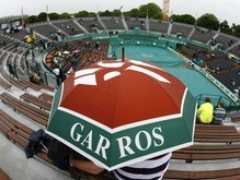 Дождь мешает Roland Garros