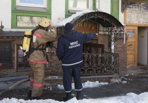 В центре Киева горел популярный паб