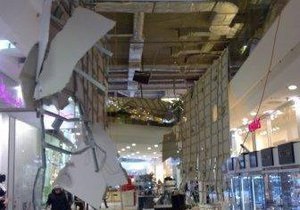 В Киеве в торговом комплексе Sky Mall обрушился потолок