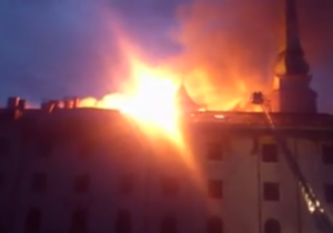 Пожар в Рижском замке уничтожил более 3,2 тысяч кв.м здания