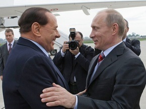 Путин надеется, что Берлускони поможет наладить отношения между Россией и ЕС