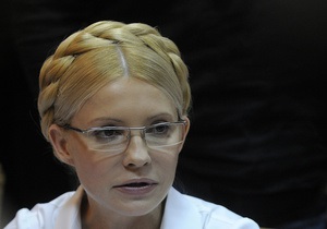 Пресс-секретарь Тимошенко заявляет об ухудшении состояния здоровья экс-премьера