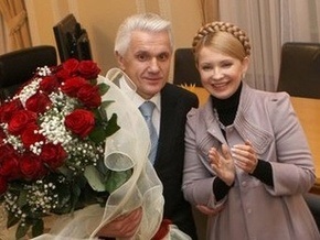 Тимошенко встретилась с Литвиным и заверила, что Рада примет бюджет-2009 в этом году