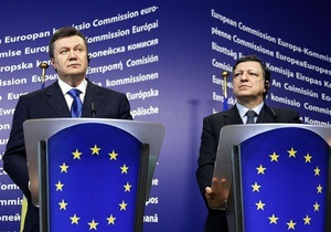 Янукович поговорил с Баррозу о прогрессе Украины на пути в ЕС