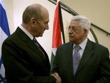 Эхуд Ольмерт и Махмуд Аббас провели встречу в Иерусалиме