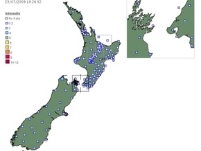 Землетрясение придвинуло Новую Зеландию к Австралии на 30 сантиметров