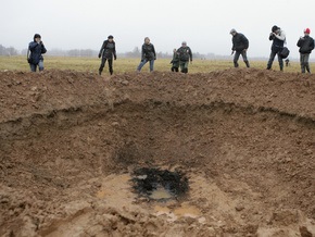 Латвийский ученый: Воронку, образовавшуюся  после падения метеорита , вырыли лопатами