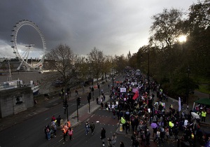 Фотогалерея: Бастуют все. В Британии прошла крупнейшая акция протеста бюджетников