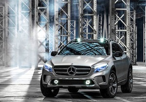 Новый автомобиль Mercedes сможет проектировать видеоролики на дорогу