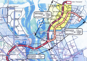 Строительство киевского метро на Троещину планируют закончить до 2018
