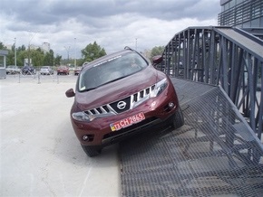 Открытие первого в Украине тестового трека для внедорожников NISSAN в «ВиДи Санрайз Моторз».