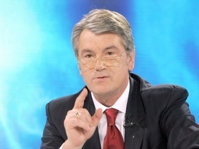 Ющенко поздравил журналистов: Горжусь, что каждый может работать в свободной Украине