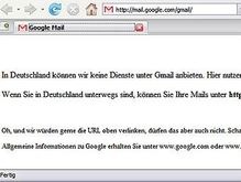 Немцам перекрыли доступ к Gmail