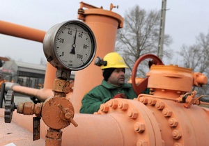 Украина в октябре 2012 года увеличила импорт природного газа на 10,5%