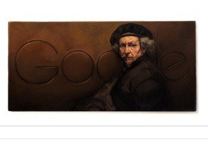 рембрандт - интернет - Google: Google выпустил праздничный дудл к 407-летию Рембрандта
