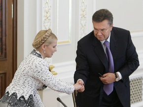 СМИ: Тимошенко и Янукович договариваются о разделе власти после выборов