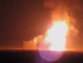 В Подмосковье в результате ДТП возник пожар на газопроводе