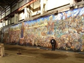 Украинский художник рассказал о работе над самым масштабным полотном в мире