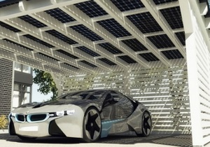 Электрокары BMW смогут ездить на солнечной энергии