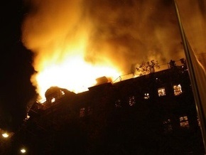 В центре Одессы горело здание-памятник архитектуры Дом Руссова